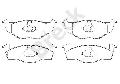 Klocki hamulcowe - komplet21866 00 702 00, BRECK w ofercie sklepu e-autoparts.pl 